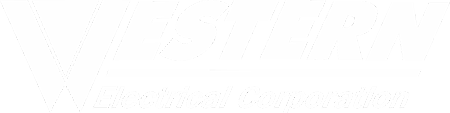 Western Electrical Company Logo-White